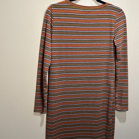 LuLaRoe Multicolor Striped Debbie Dress Size M - Picture 6 of 6